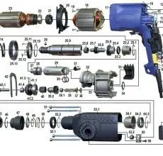 Ремонт перфоратора своими руками: схема, инструкция